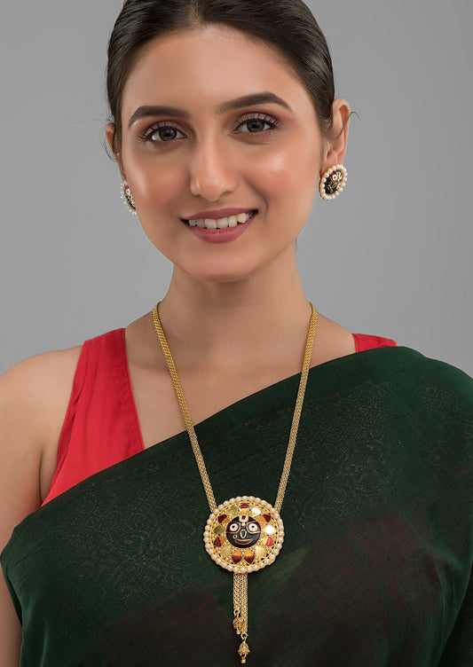 Present-Day (Gold Plated Prabhu Jagannath Tie Chain Set)