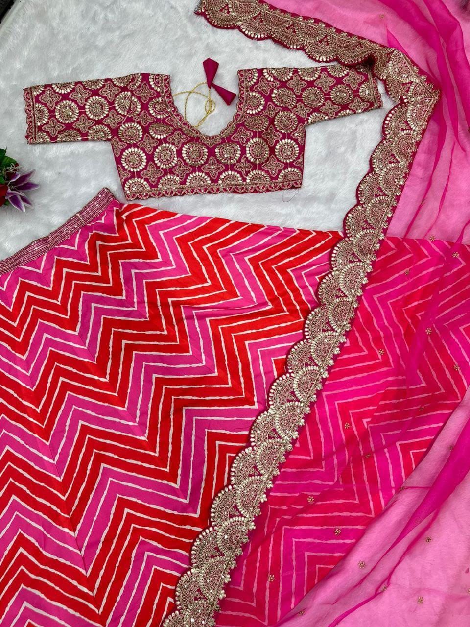 A Lehenga World(Stitched)