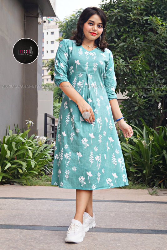 Cooling Comfort-Cotton Dress