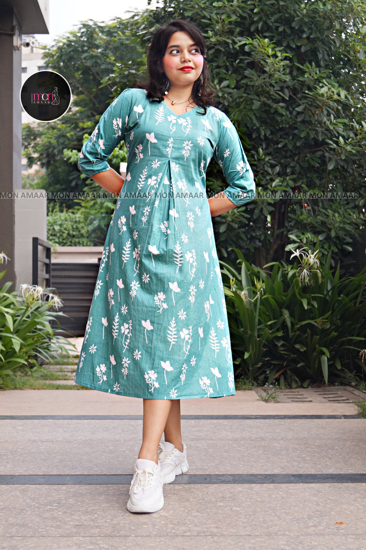 Cooling Comfort-Cotton Dress