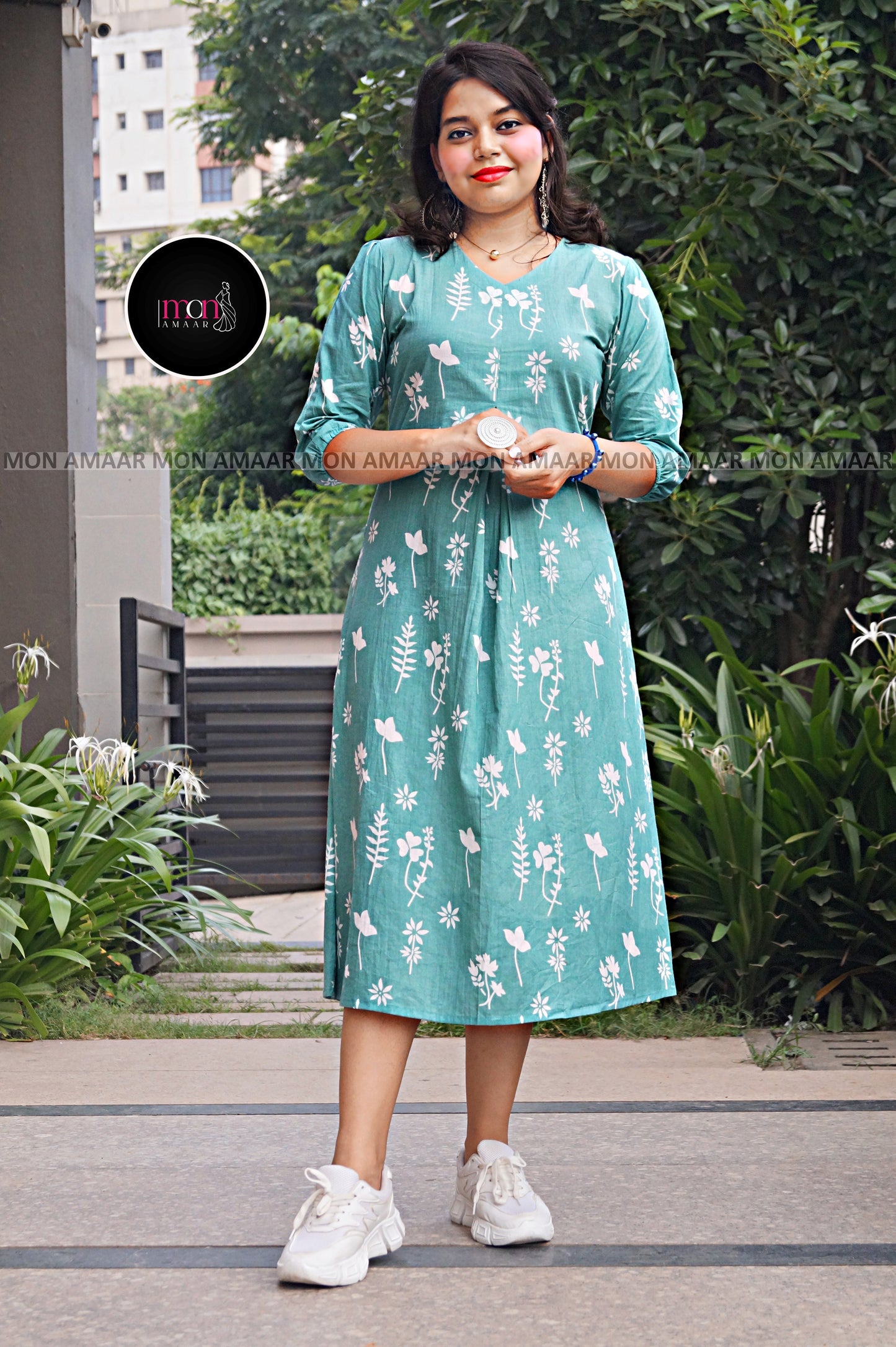 Cooling Comfort-Cotton Dress