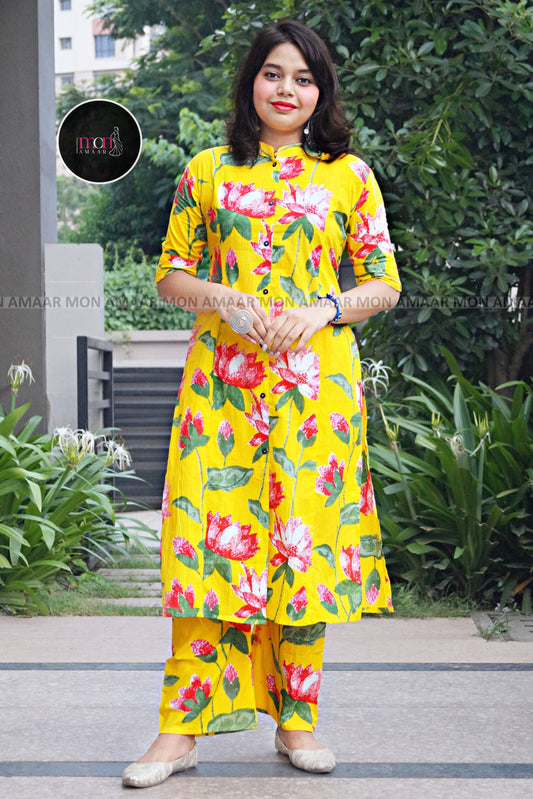 Floral Delight -Cotton Coord Set