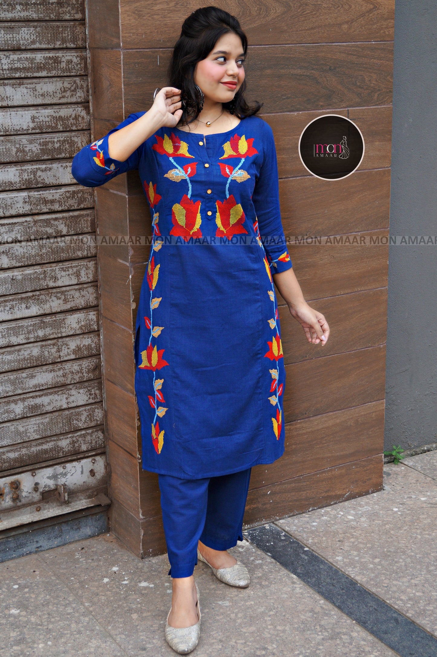 Colorful Days-Cotton Kurti Set