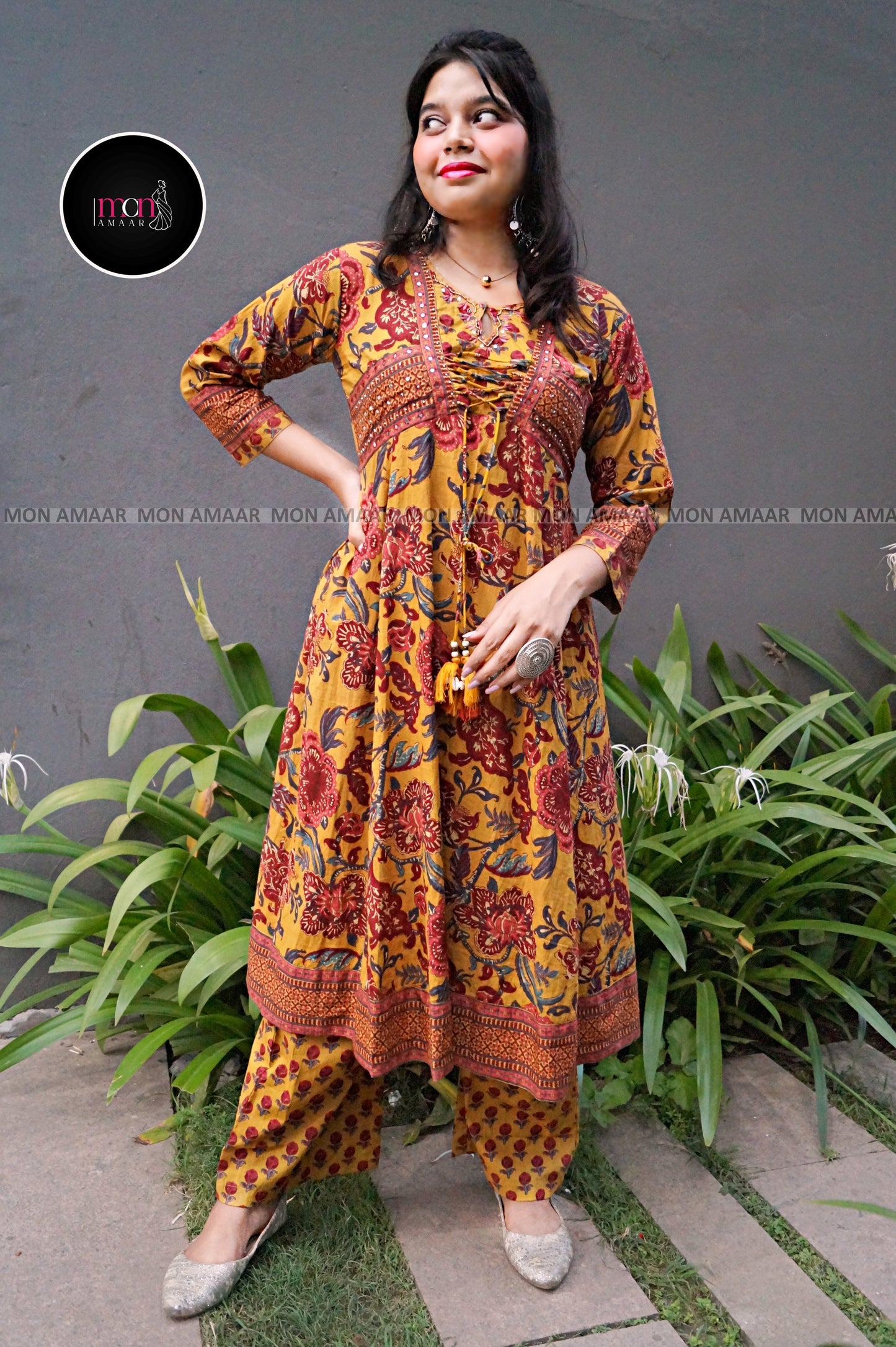 Riwaayati Roshni -Cotton Kurti Set