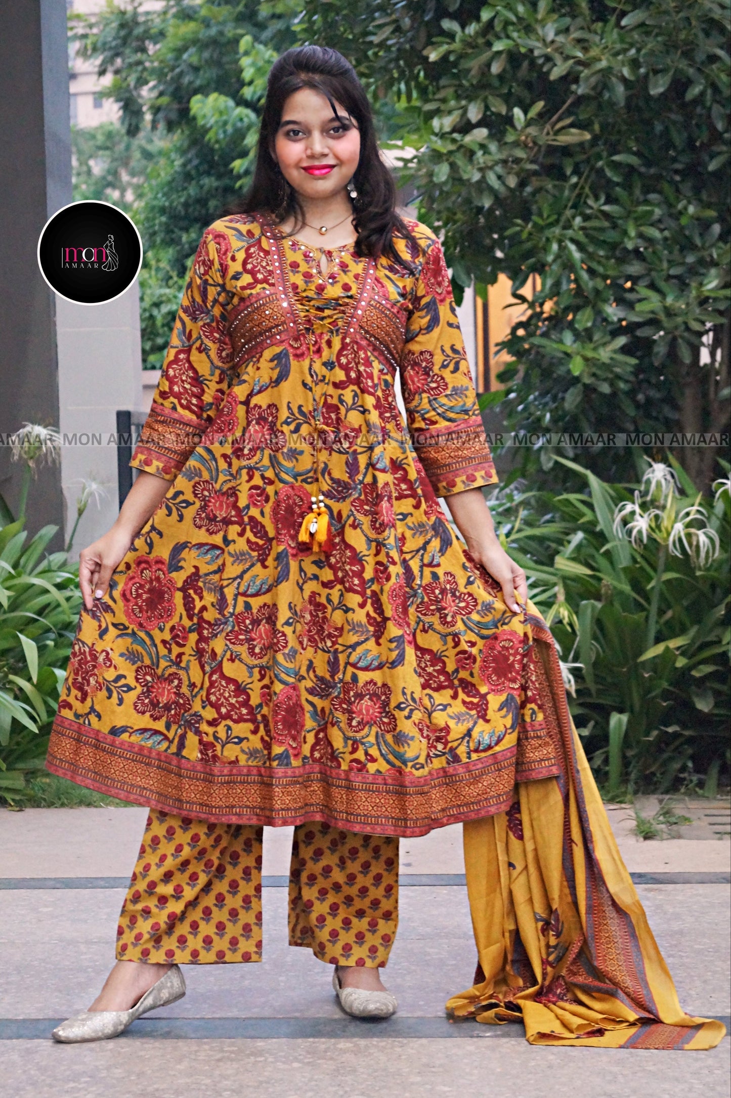 Riwaayati Roshni -Cotton Kurti Set