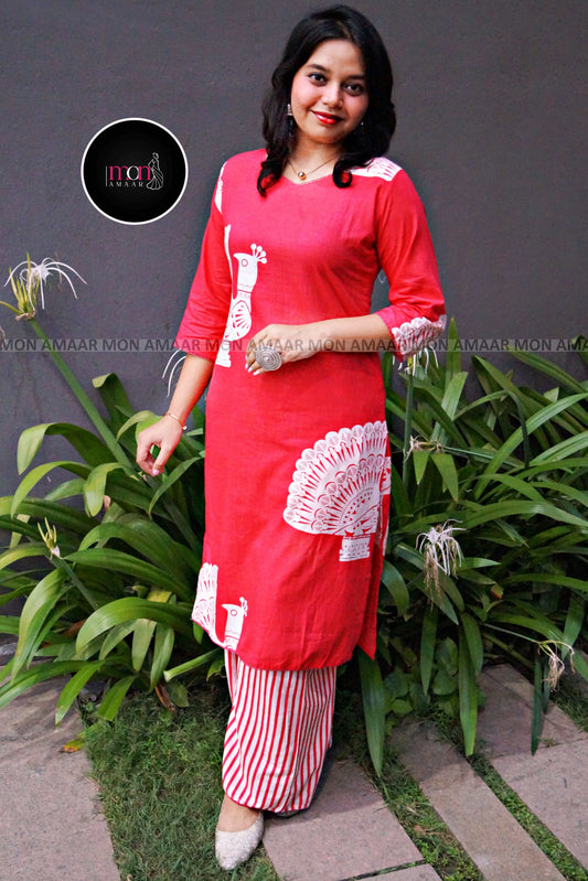 Smart In Fashion- Cotton Kurti Set