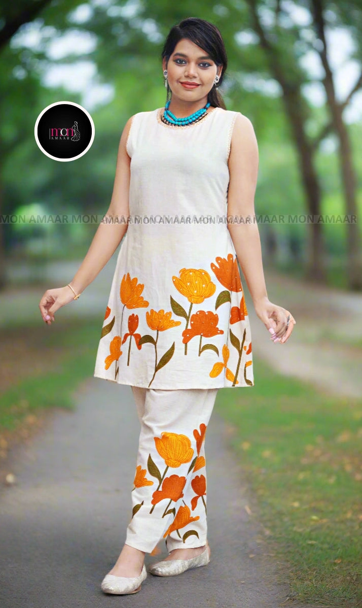 Desi Mode-Cotton Coord Set