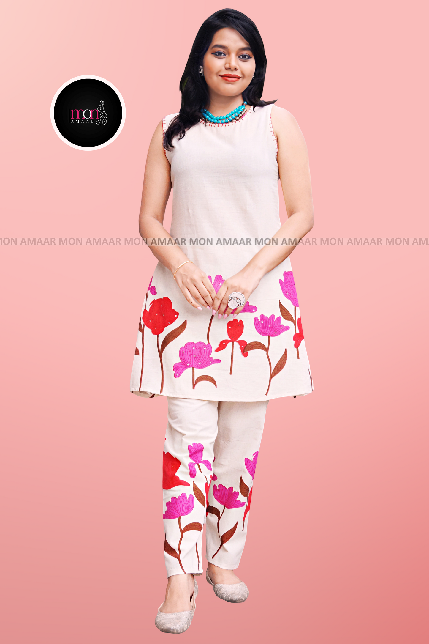 Desi Mode-Cotton Coord Set