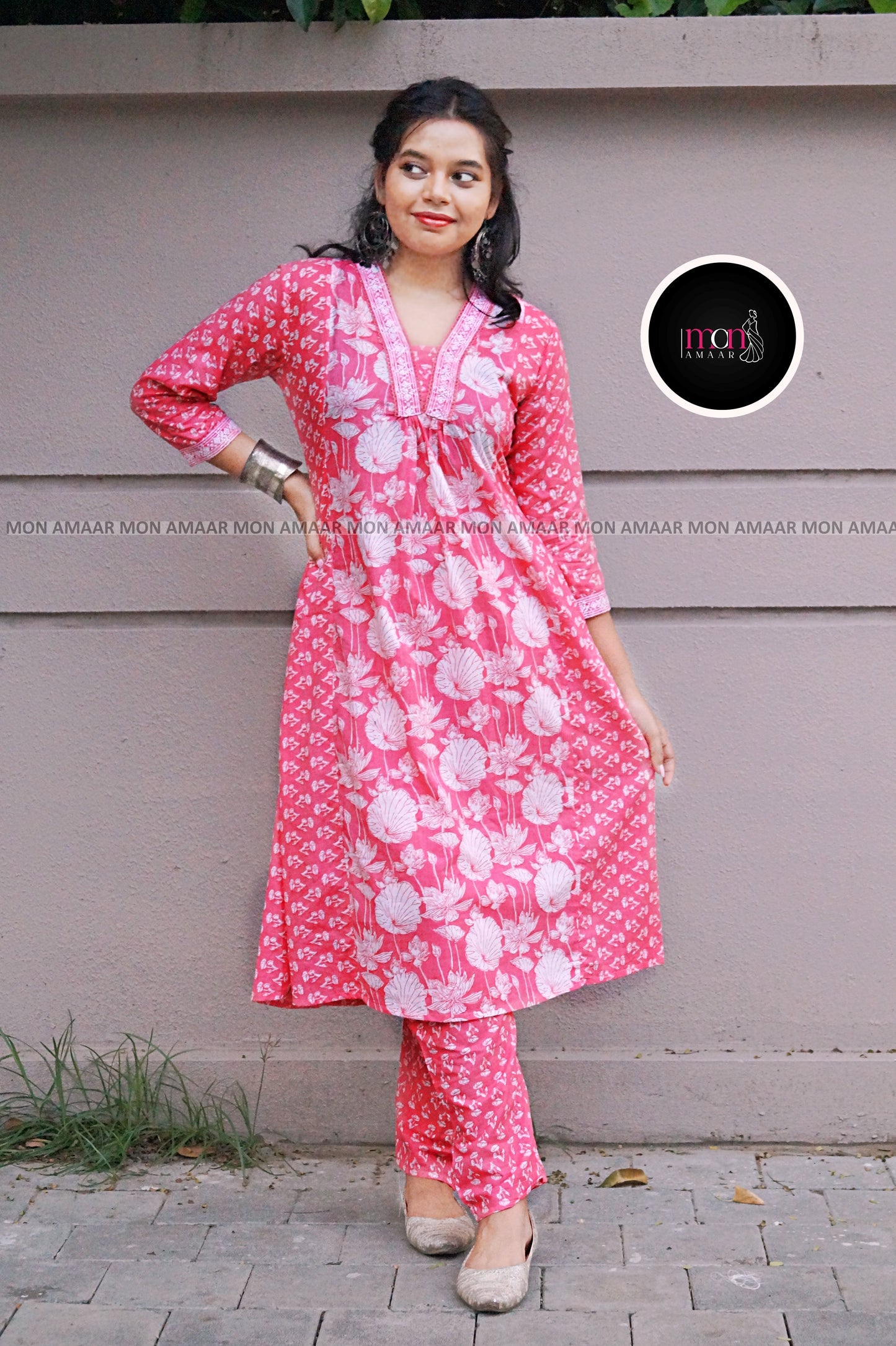 Pink Obsession - Cotton Kurti Set
