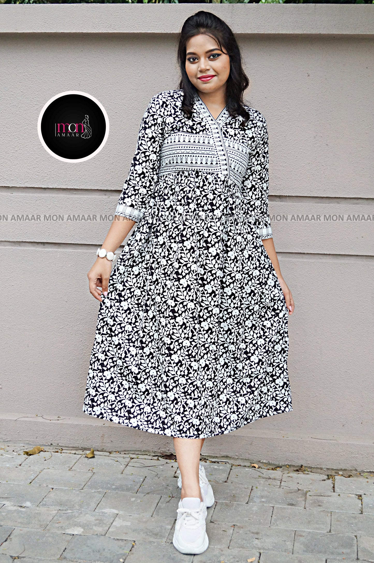 Wink And Whirl - Cotton Dress
