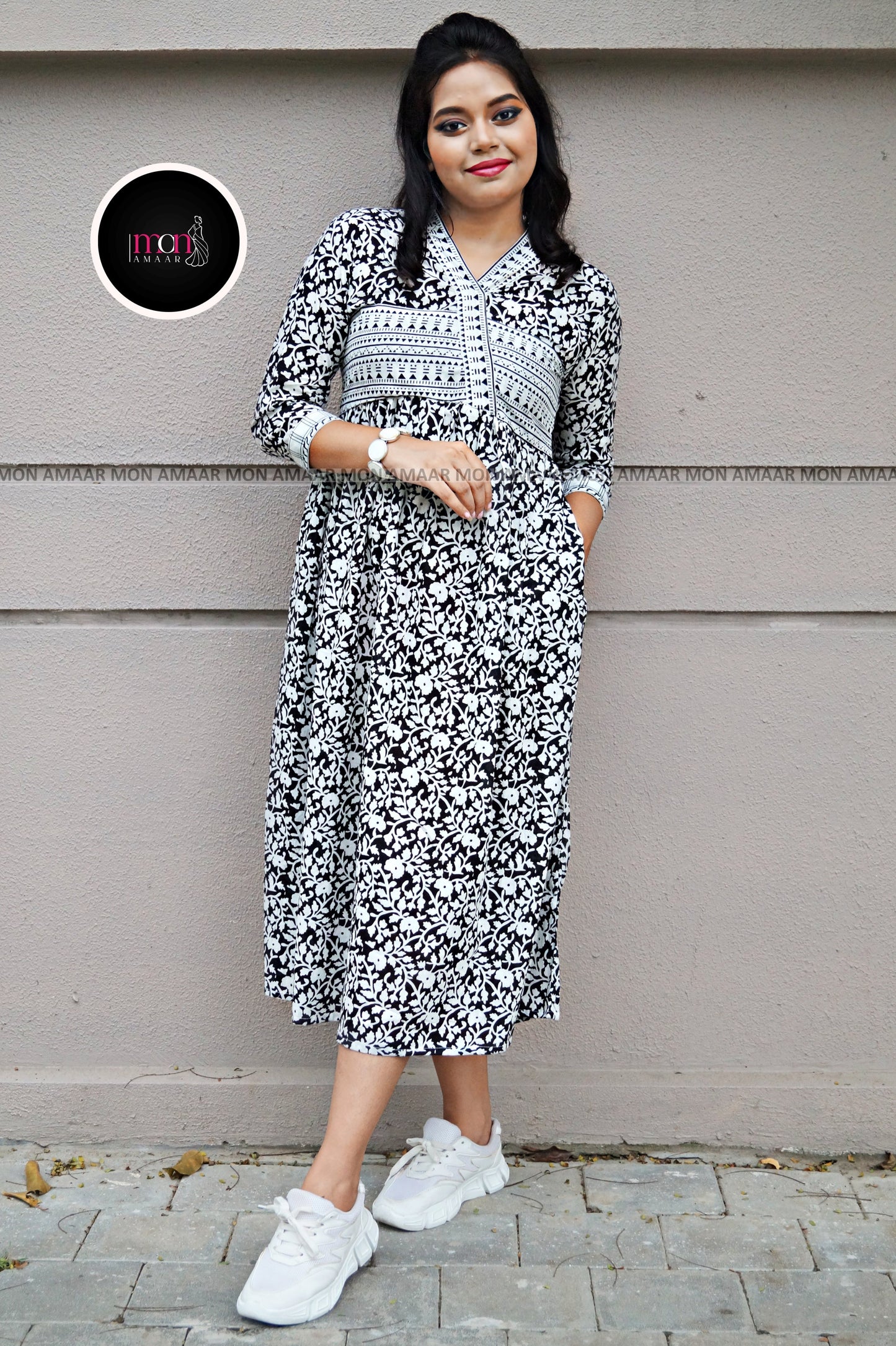 Wink And Whirl - Cotton Dress