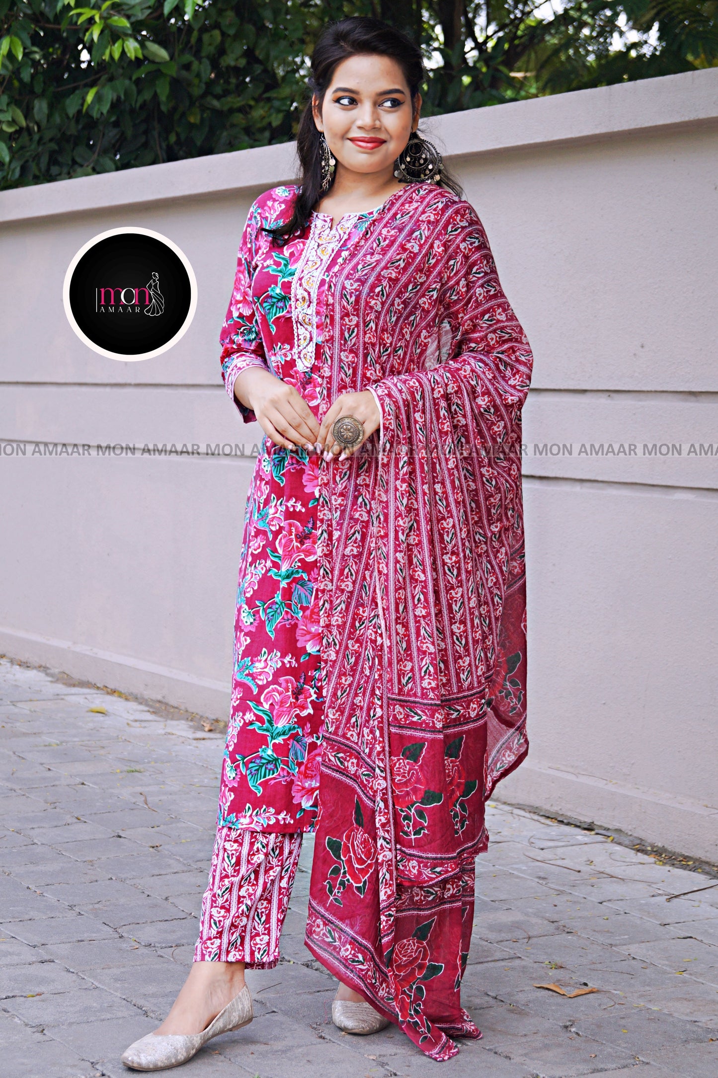 Color Phool - Vibrant Cotton Kurti Set