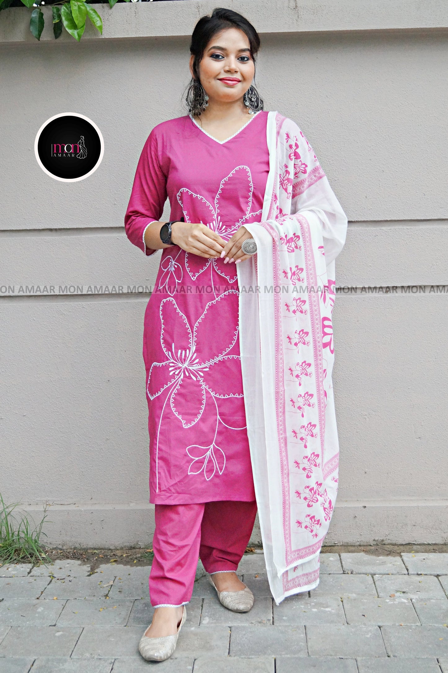 Sweet Pankhuri -Cotton Kurti Set