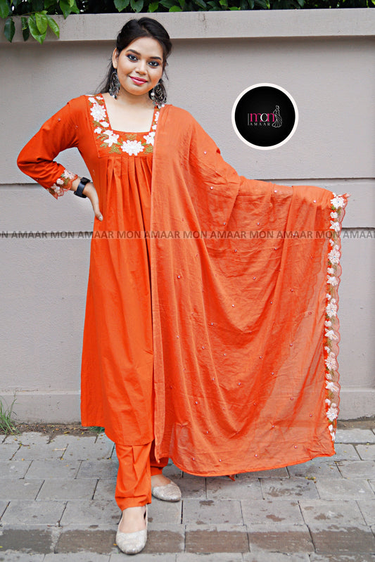 Gulzaar -Cotton Kurti Set