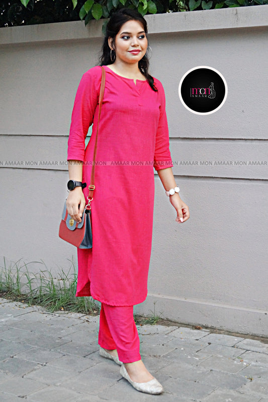 Tinted Tones-Cotton Kurti Set