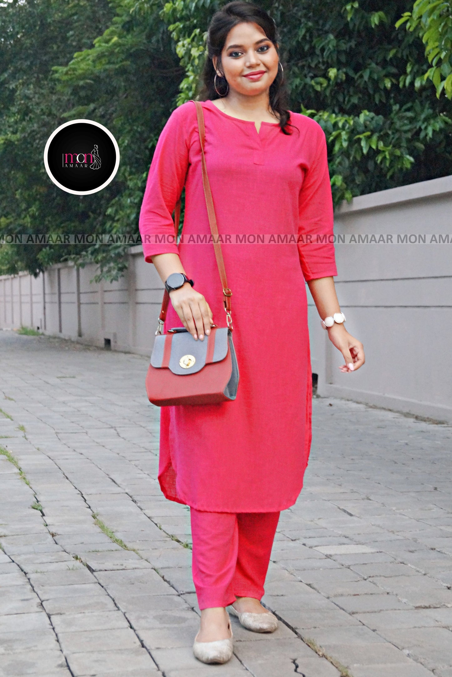 Tinted Tones-Cotton Kurti Set