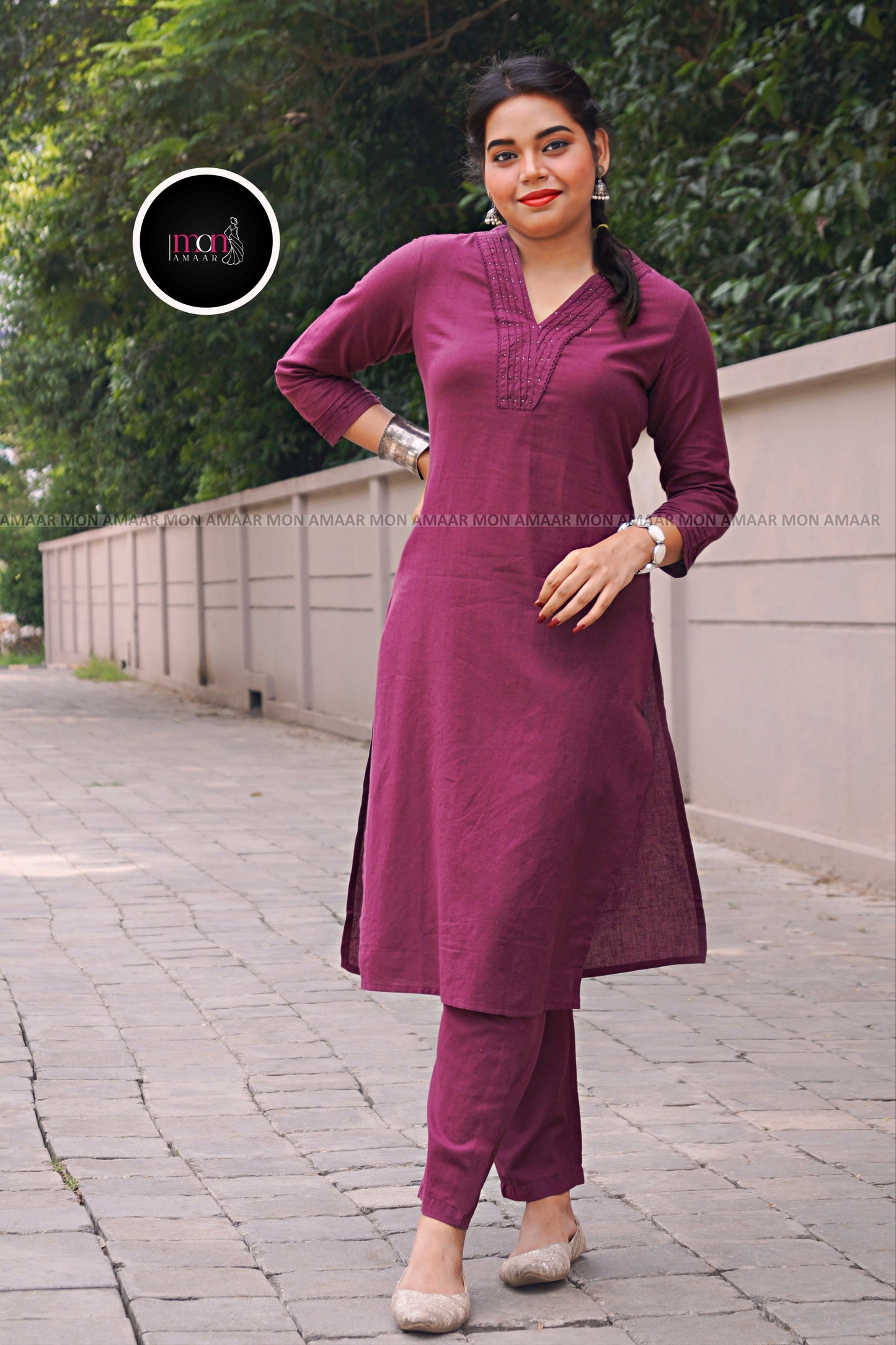 Vrinda -Cotton Coord Set