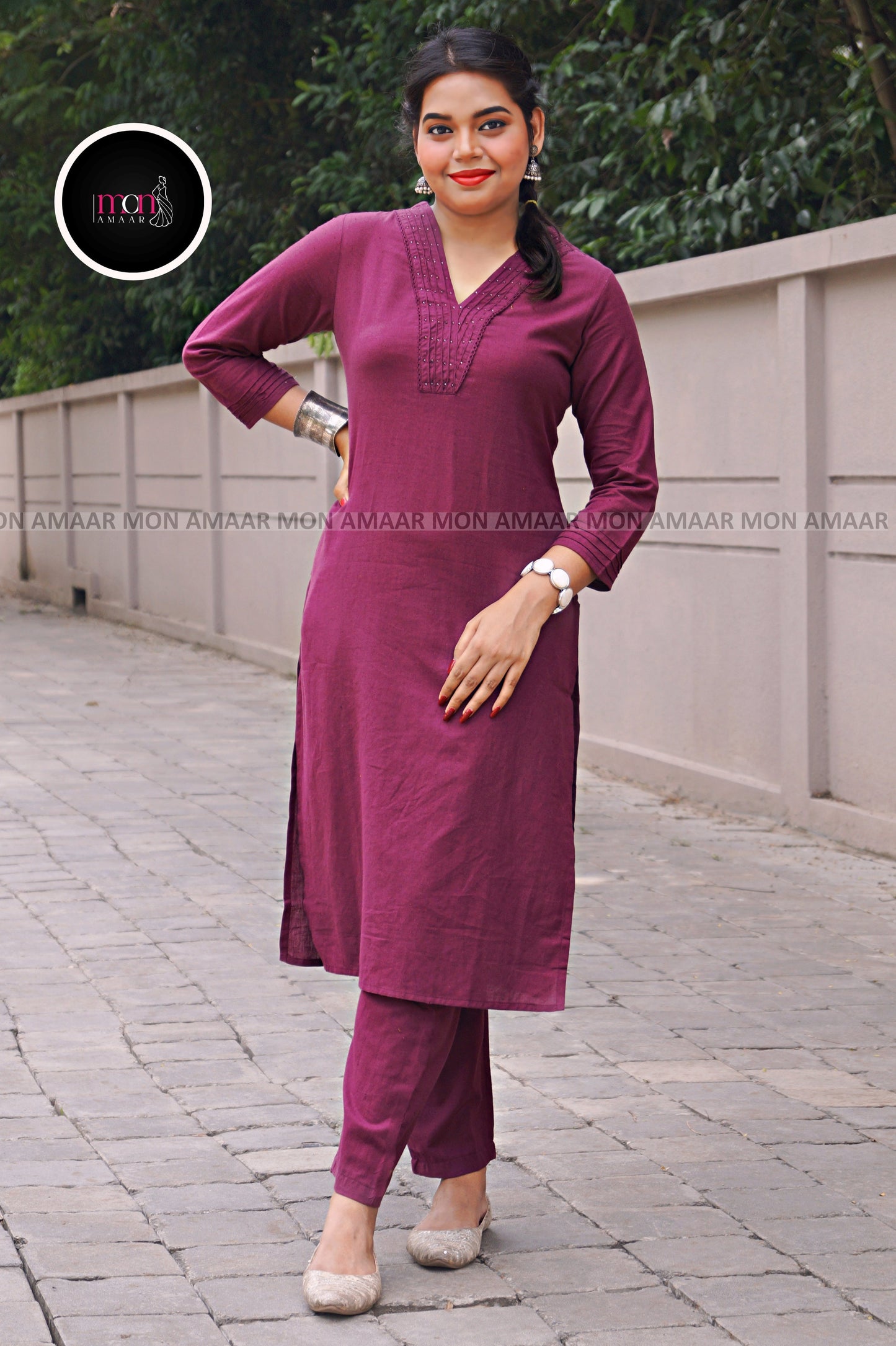 Vrinda -Cotton Coord Set