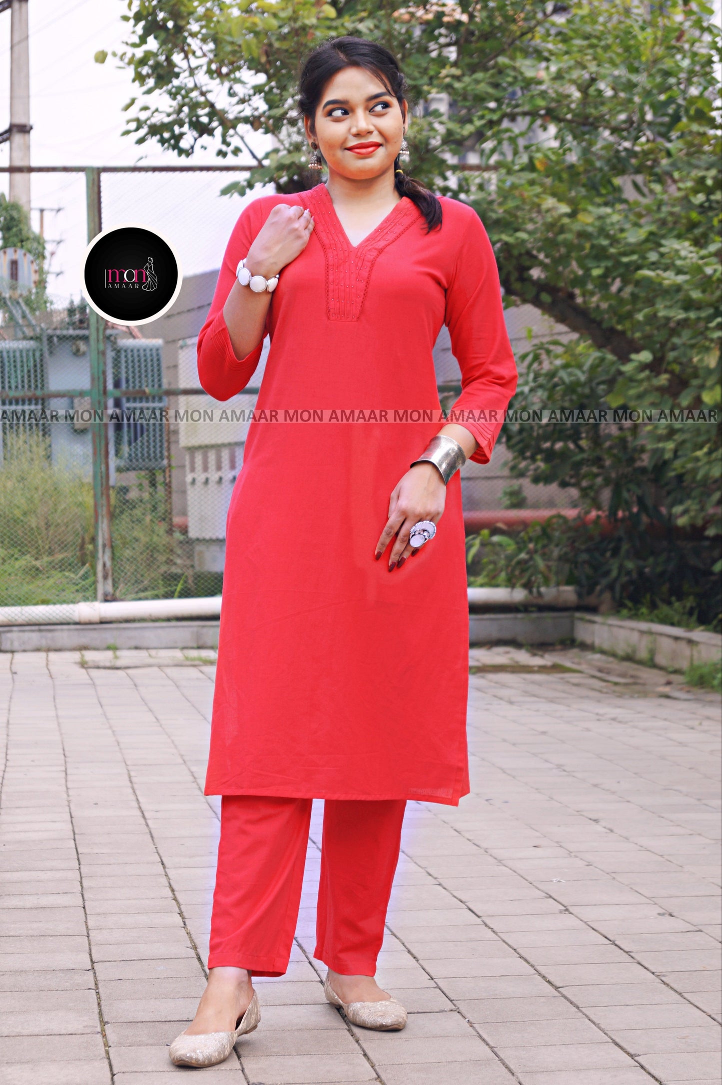 Vrinda -Cotton Coord Set