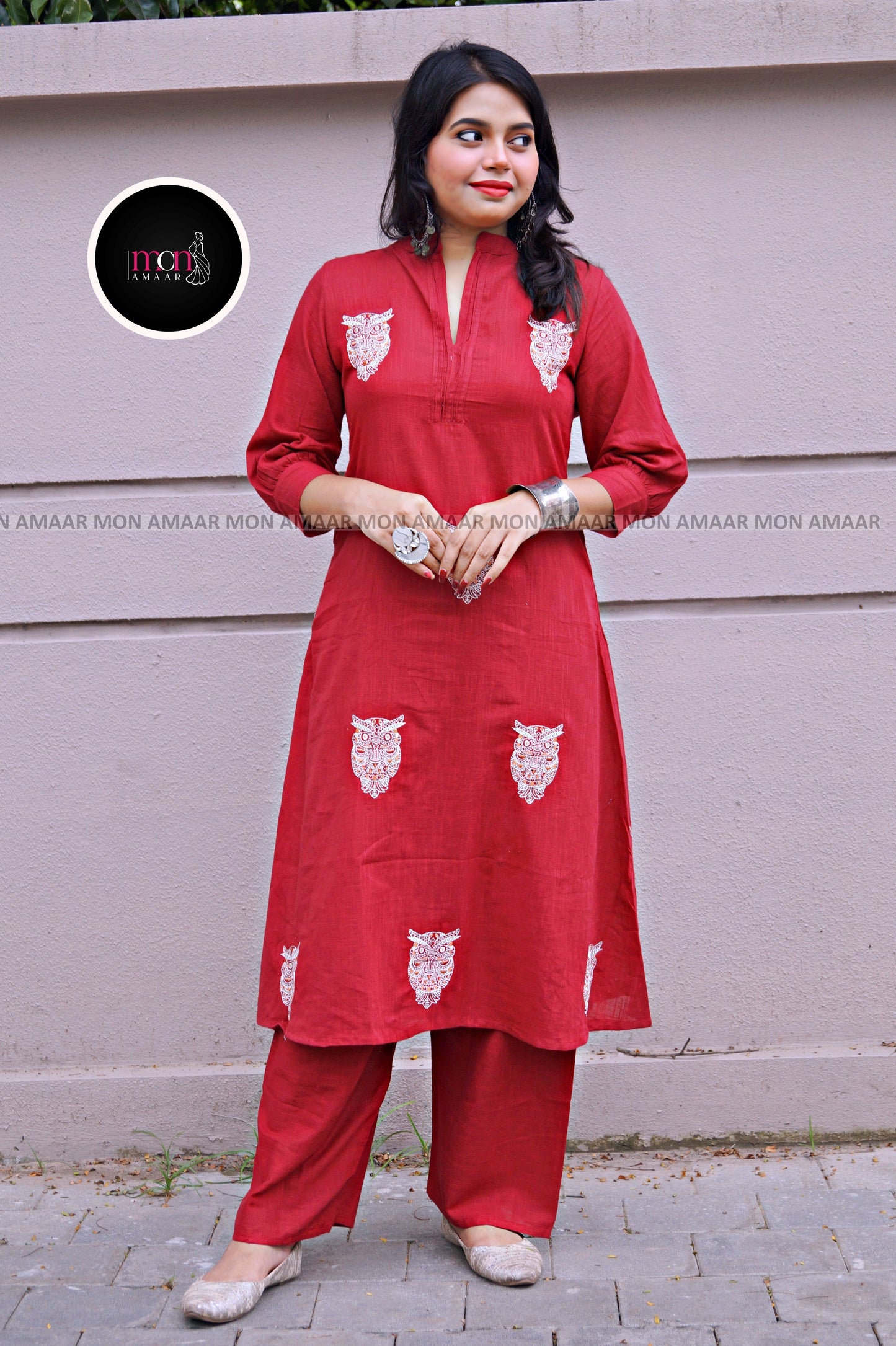 The Owl Cotton Coord Set