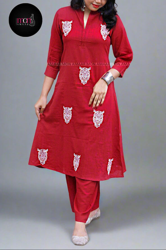 The Owl Cotton Coord Set