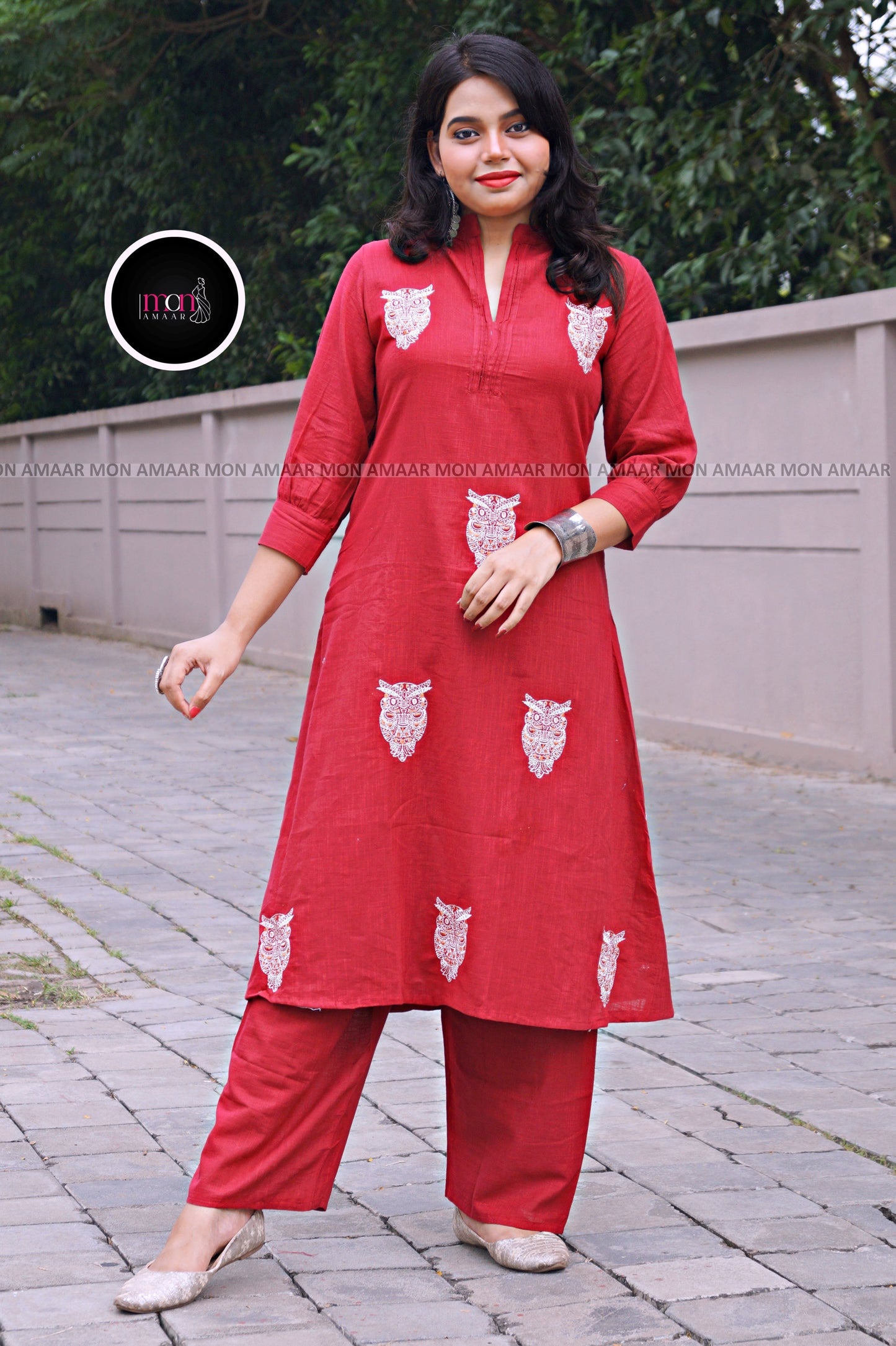 The Owl Cotton Coord Set