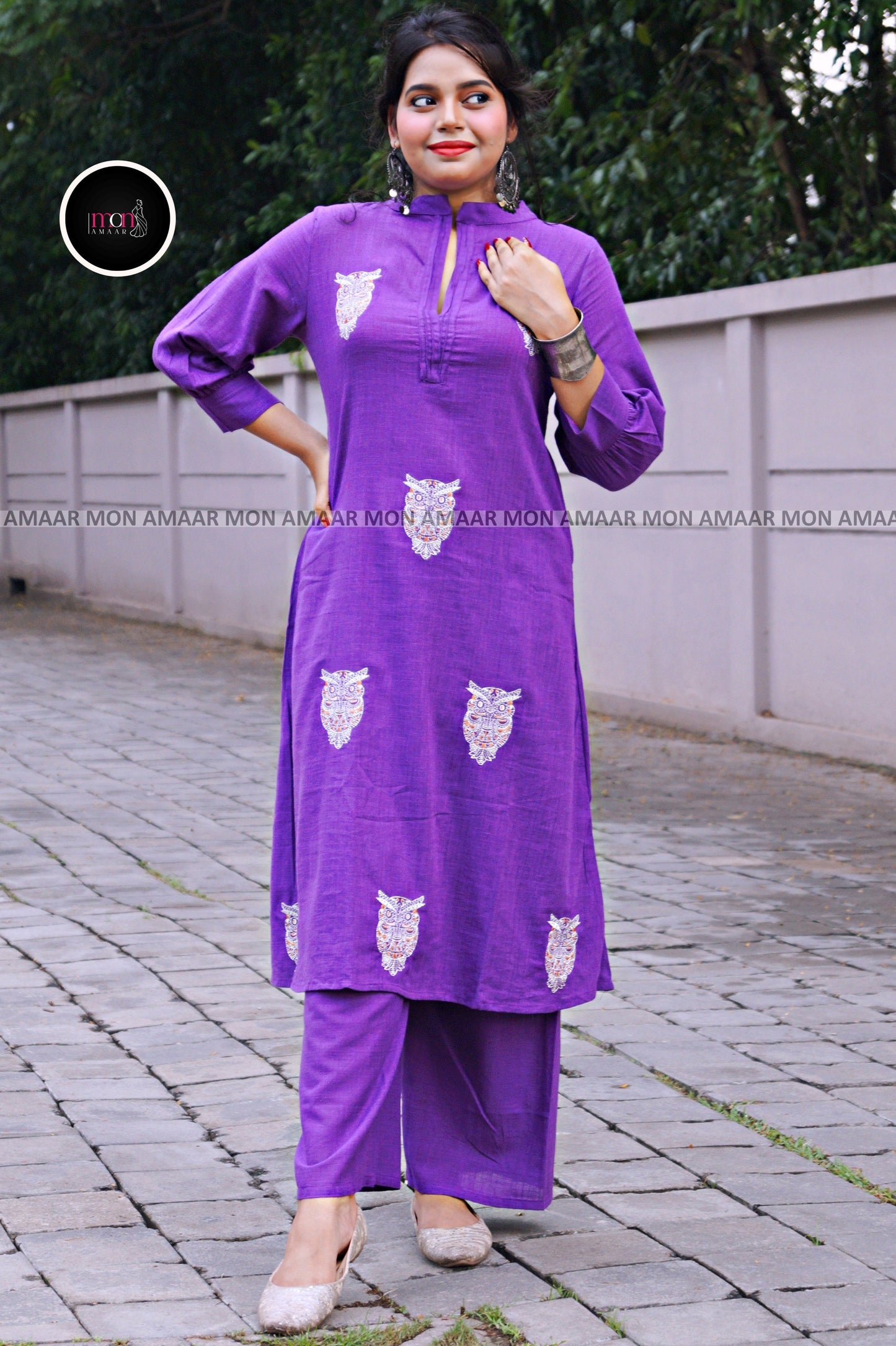 The Owl Cotton Coord Set