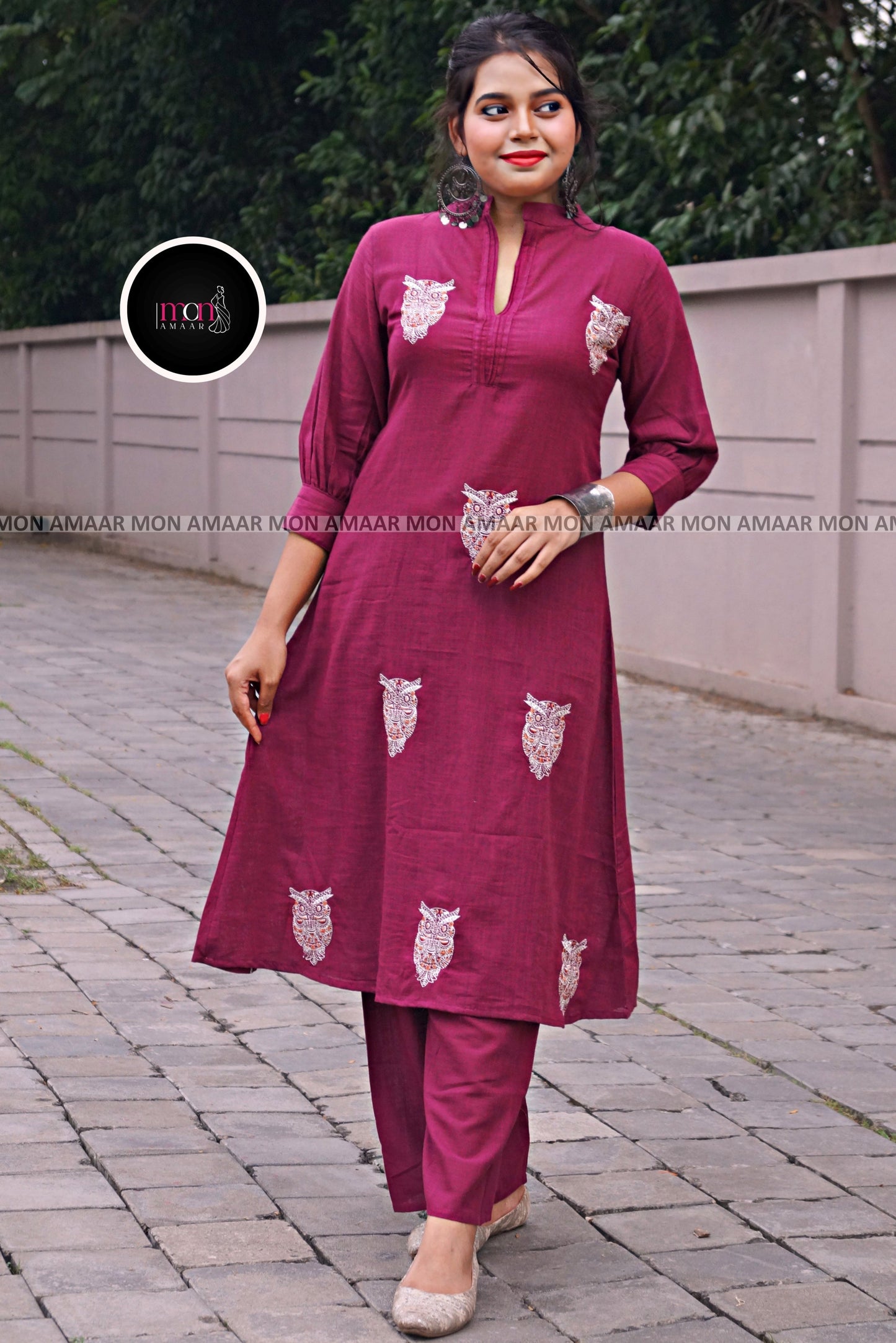 The Owl Cotton Coord Set