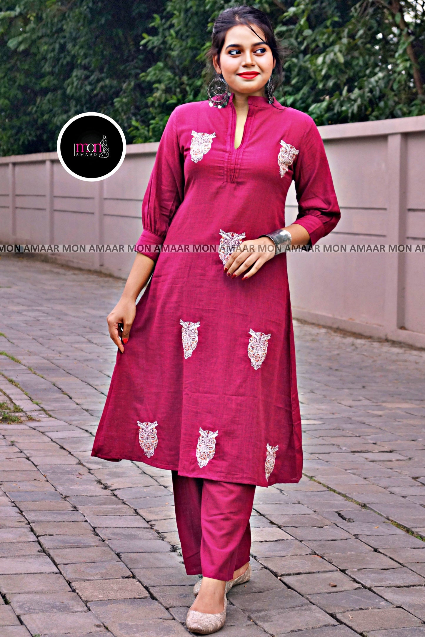 The Owl Cotton Coord Set