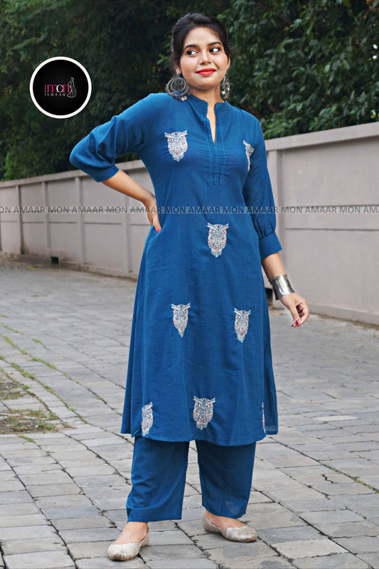 The Owl Cotton Coord Set