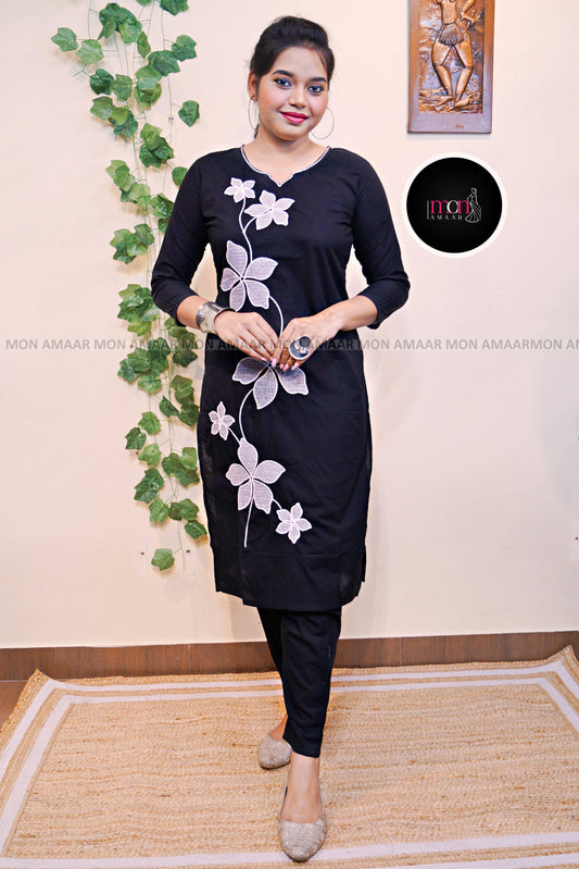 Beauty Of Flowers- Cotton Coord Set