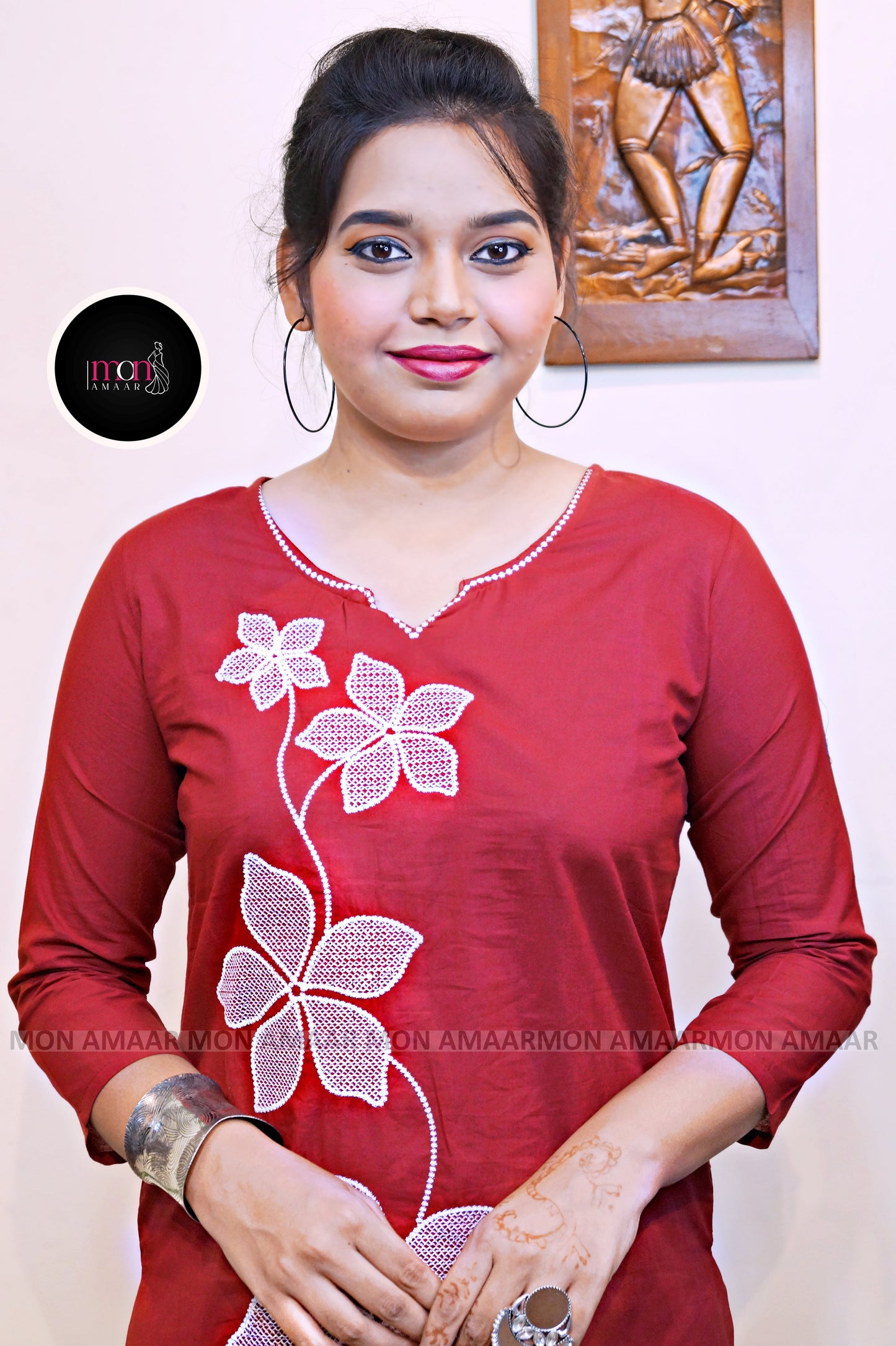 Beauty Of Flowers- Cotton Coord Set