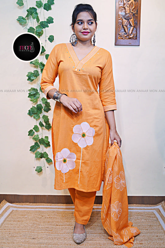 Stunning style Cotton Kurti Set