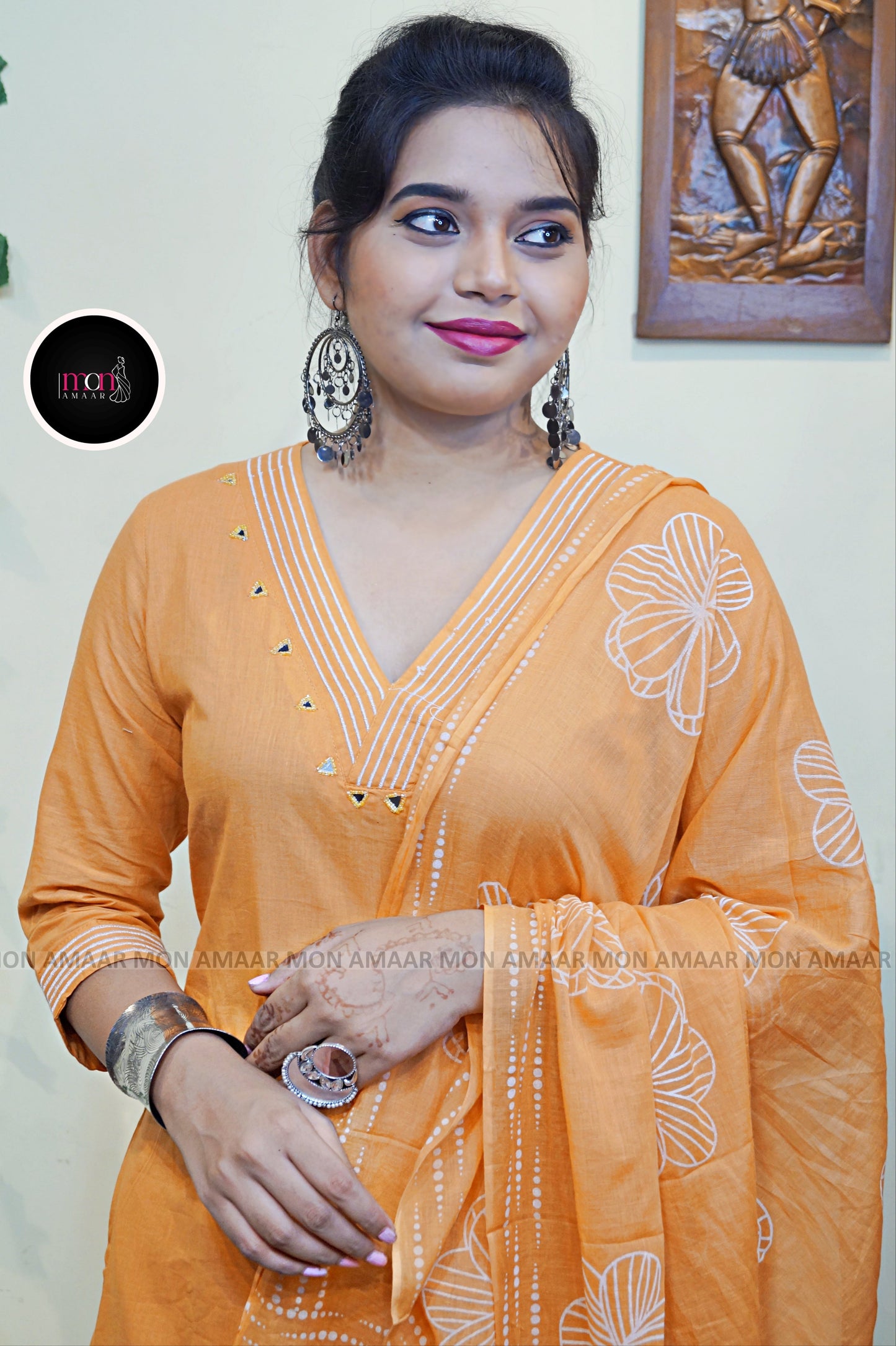 Stunning style Cotton Kurti Set