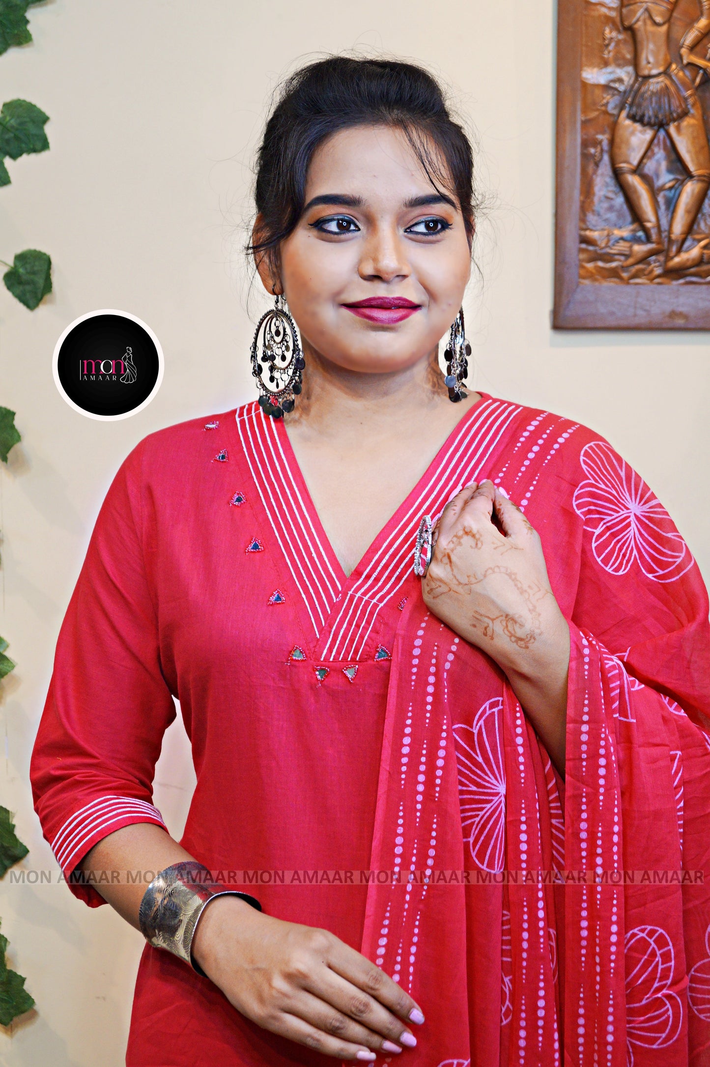 Stunning style Cotton Kurti Set