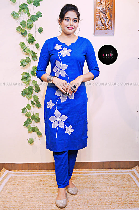 Beauty Of Flowers- Cotton Coord Set