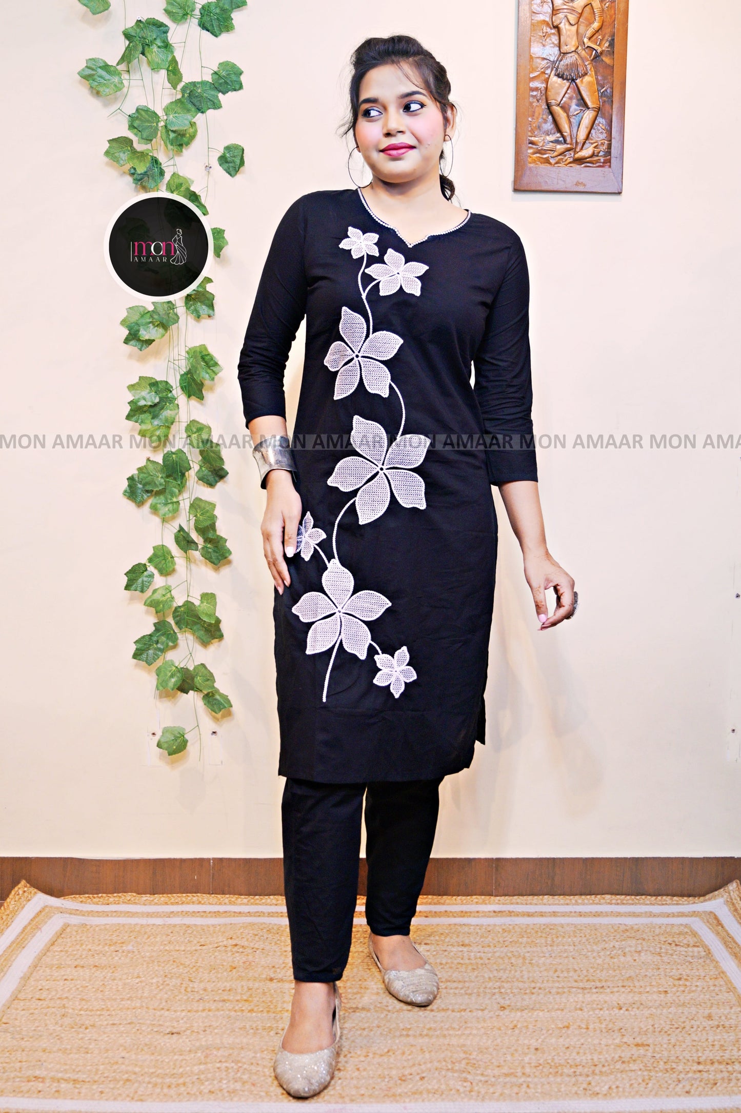 Beauty Of Flowers- Cotton Coord Set