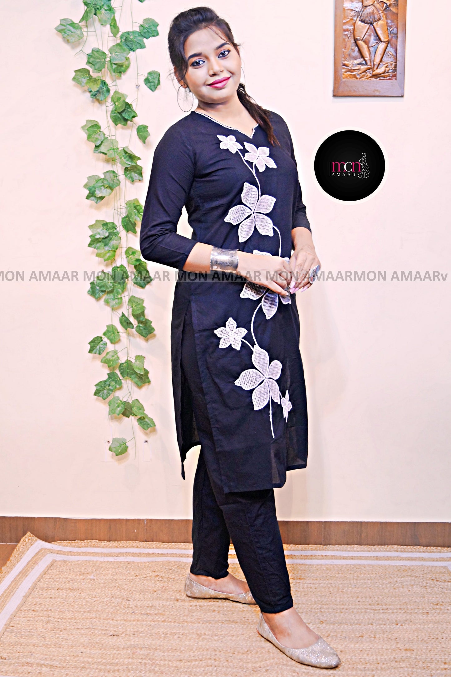 Beauty Of Flowers- Cotton Coord Set