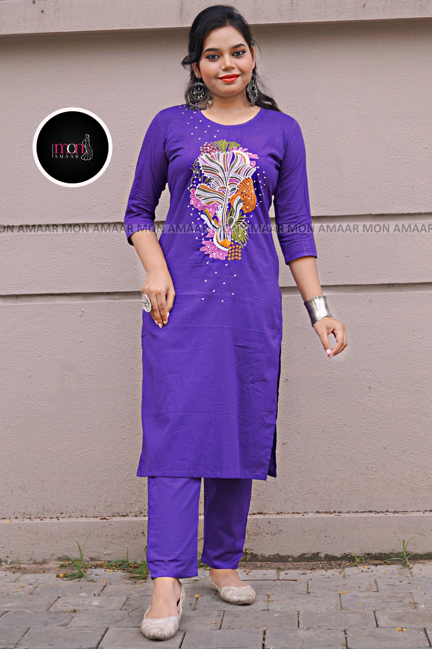 Glow And Shine - Cotton Kurti Set