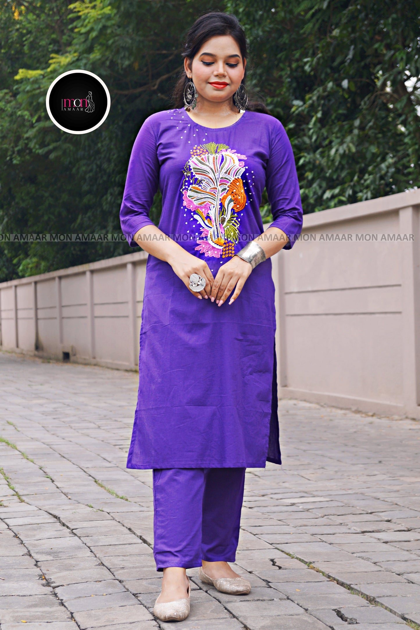 Glow And Shine - Cotton Kurti Set