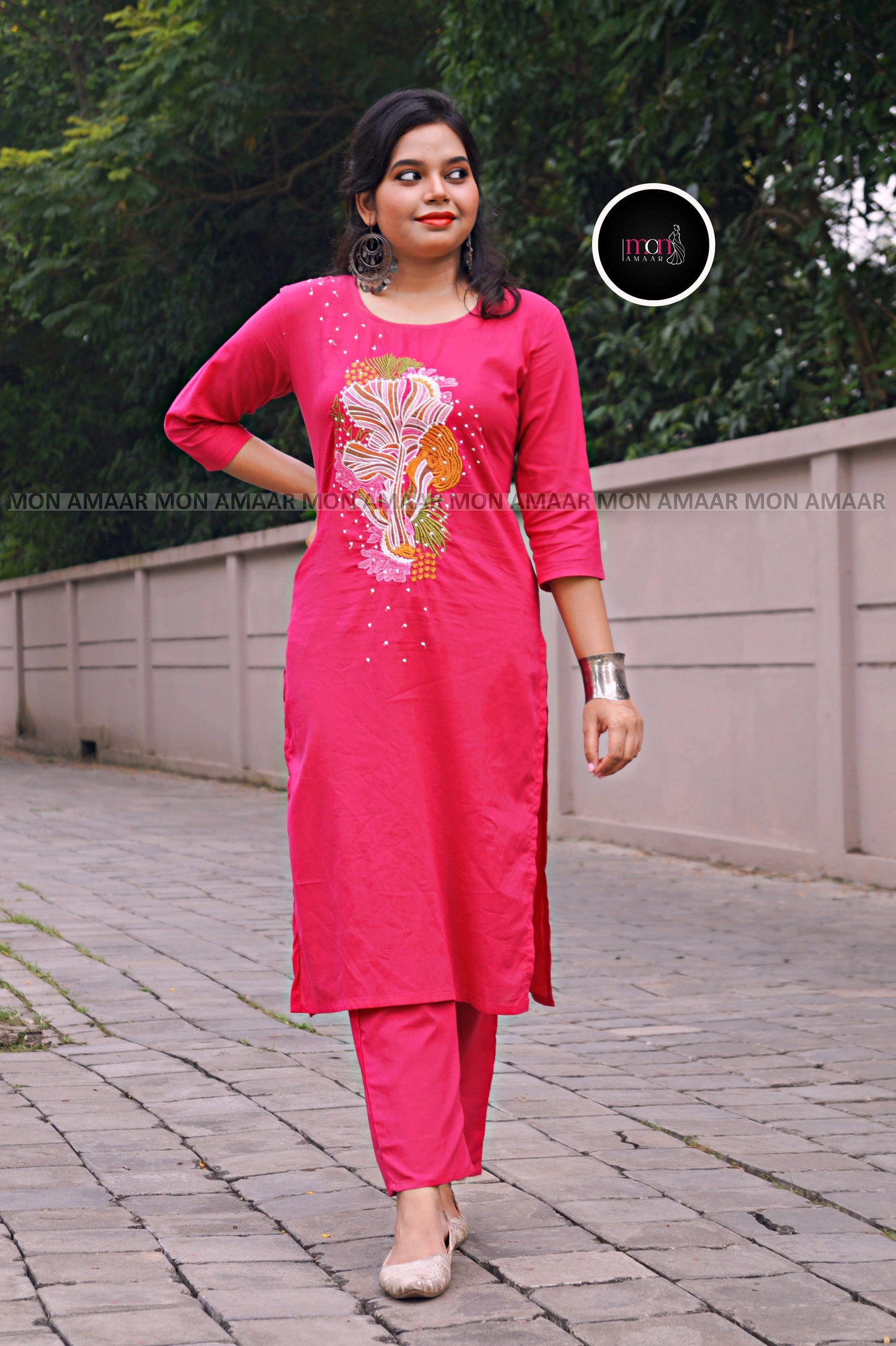 Glow And Shine - Cotton Kurti Set