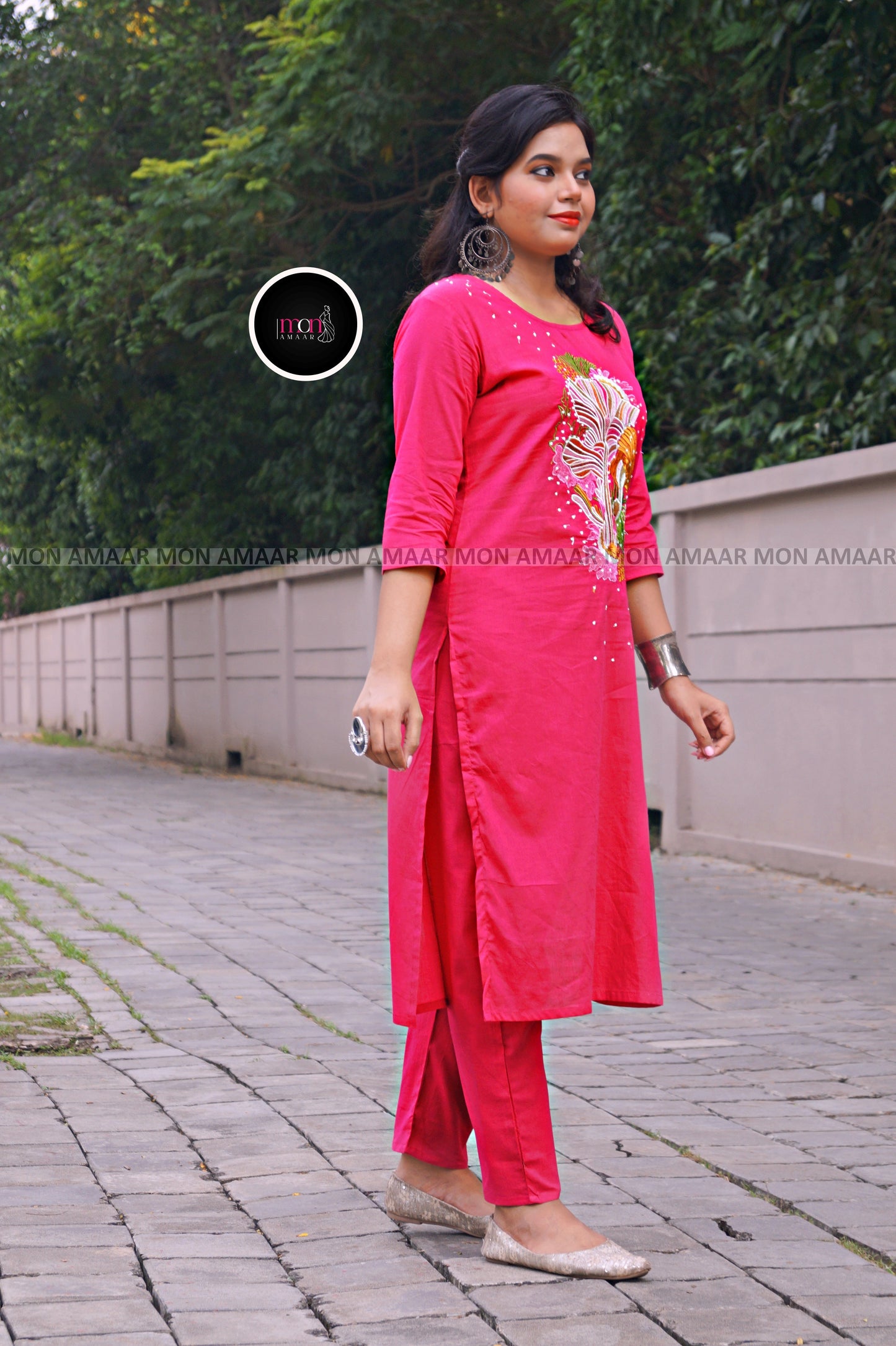 Glow And Shine - Cotton Kurti Set