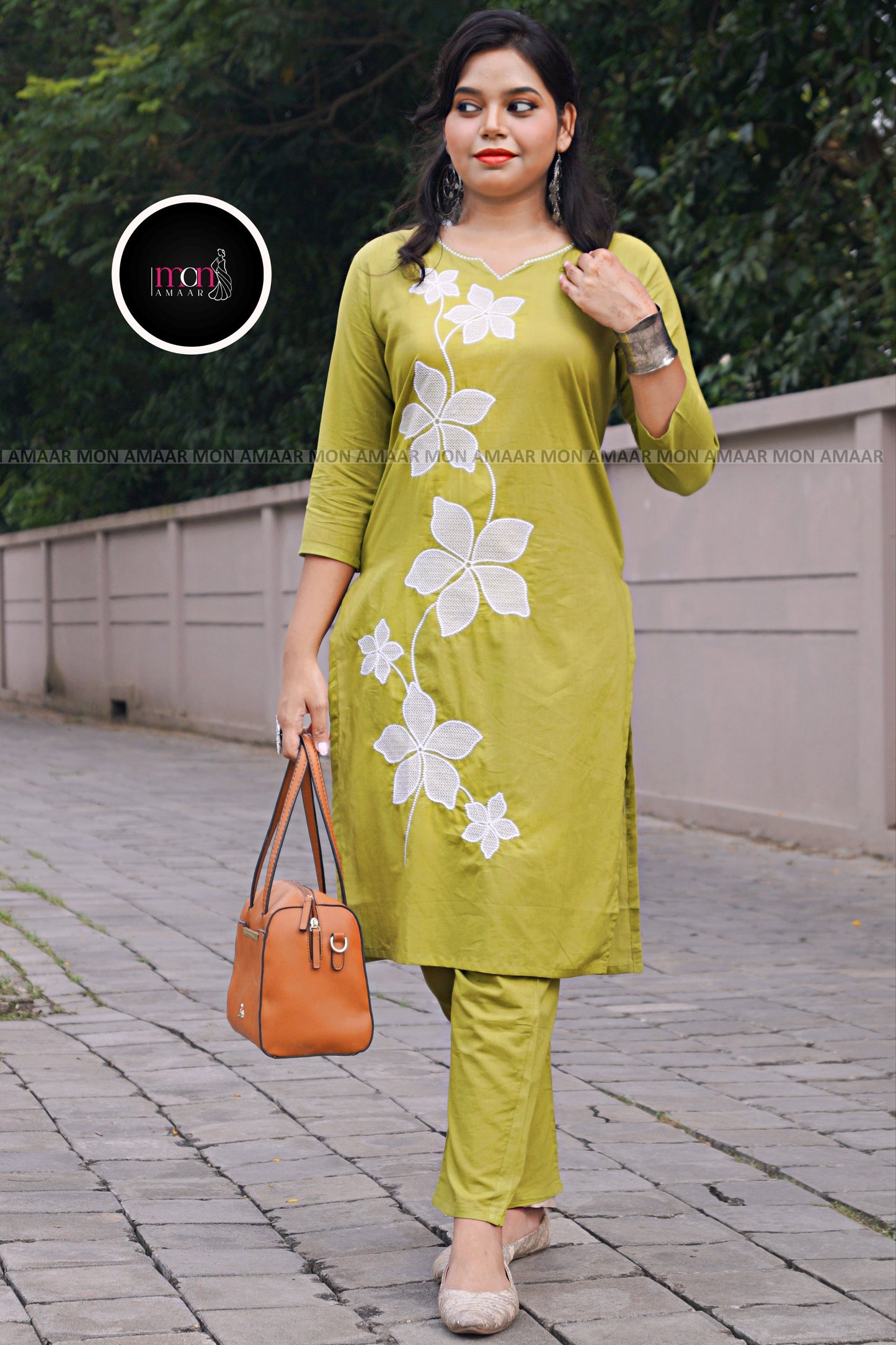 Beauty Of Flowers- Cotton Coord Set