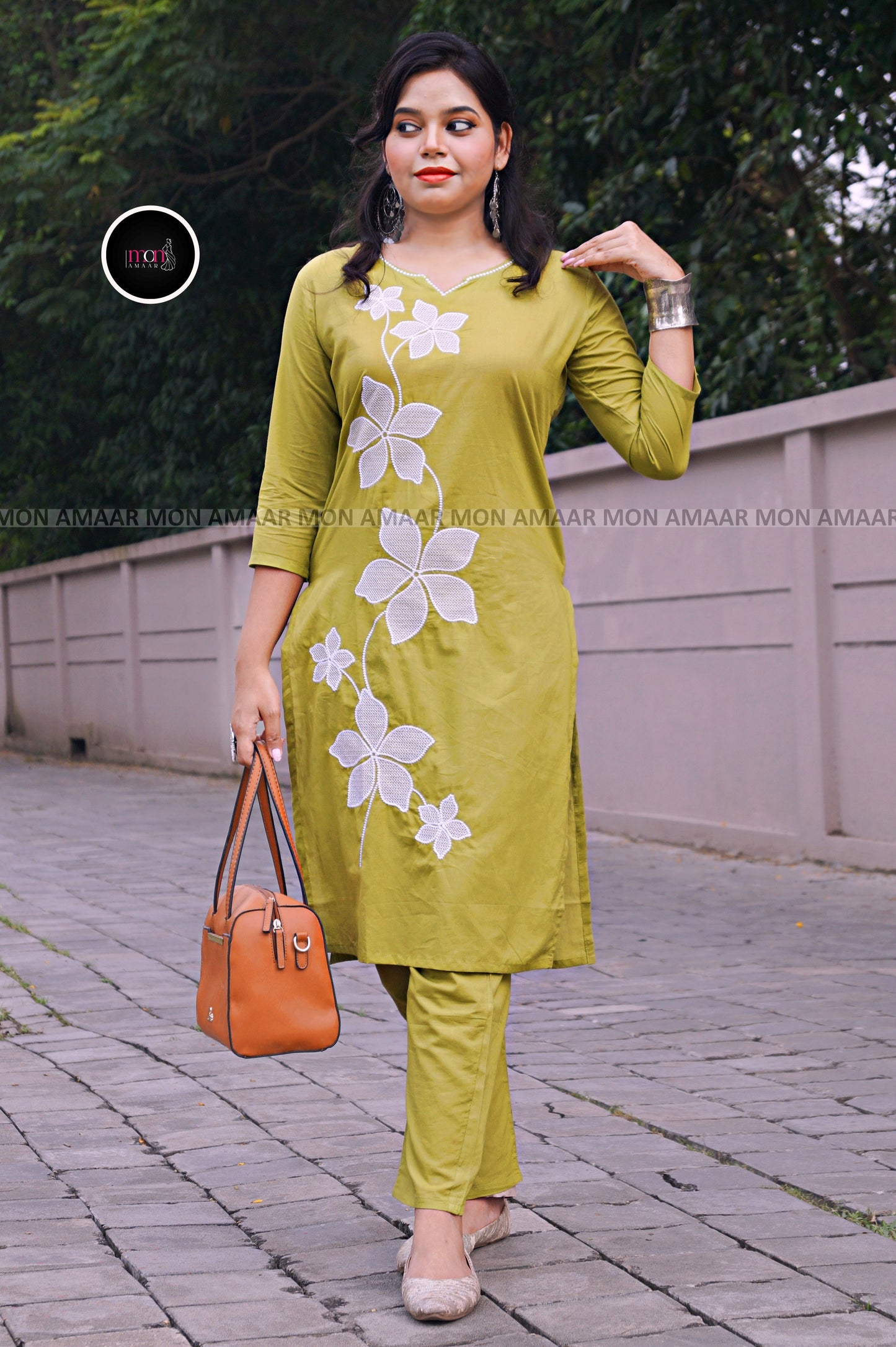 Beauty Of Flowers- Cotton Coord Set