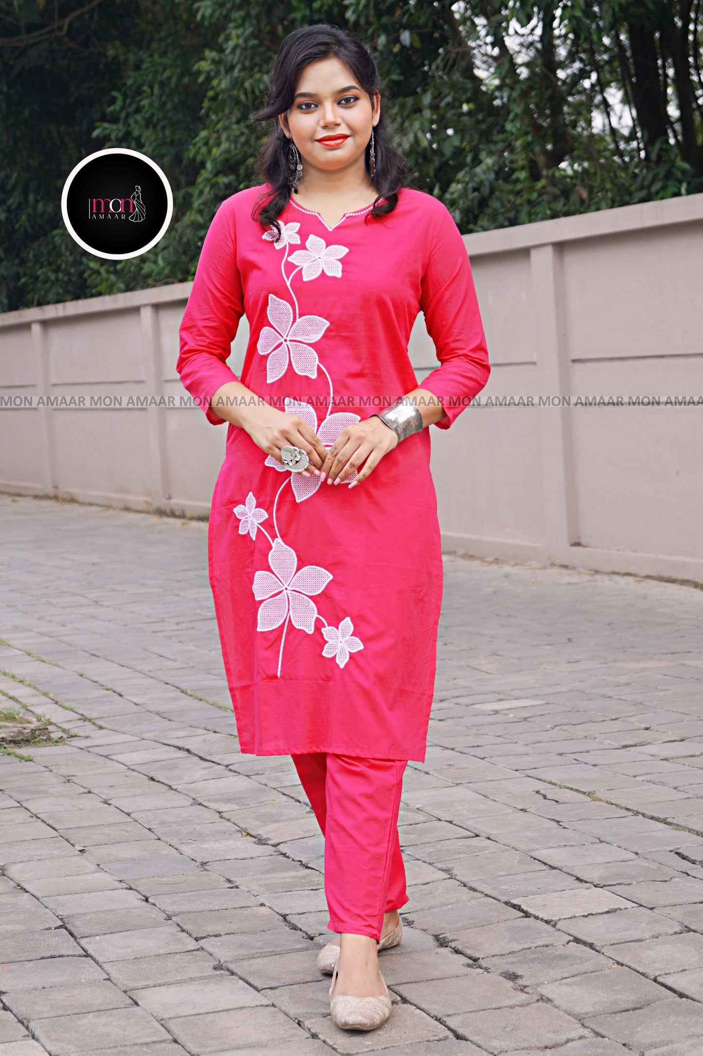 Beauty Of Flowers- Cotton Coord Set