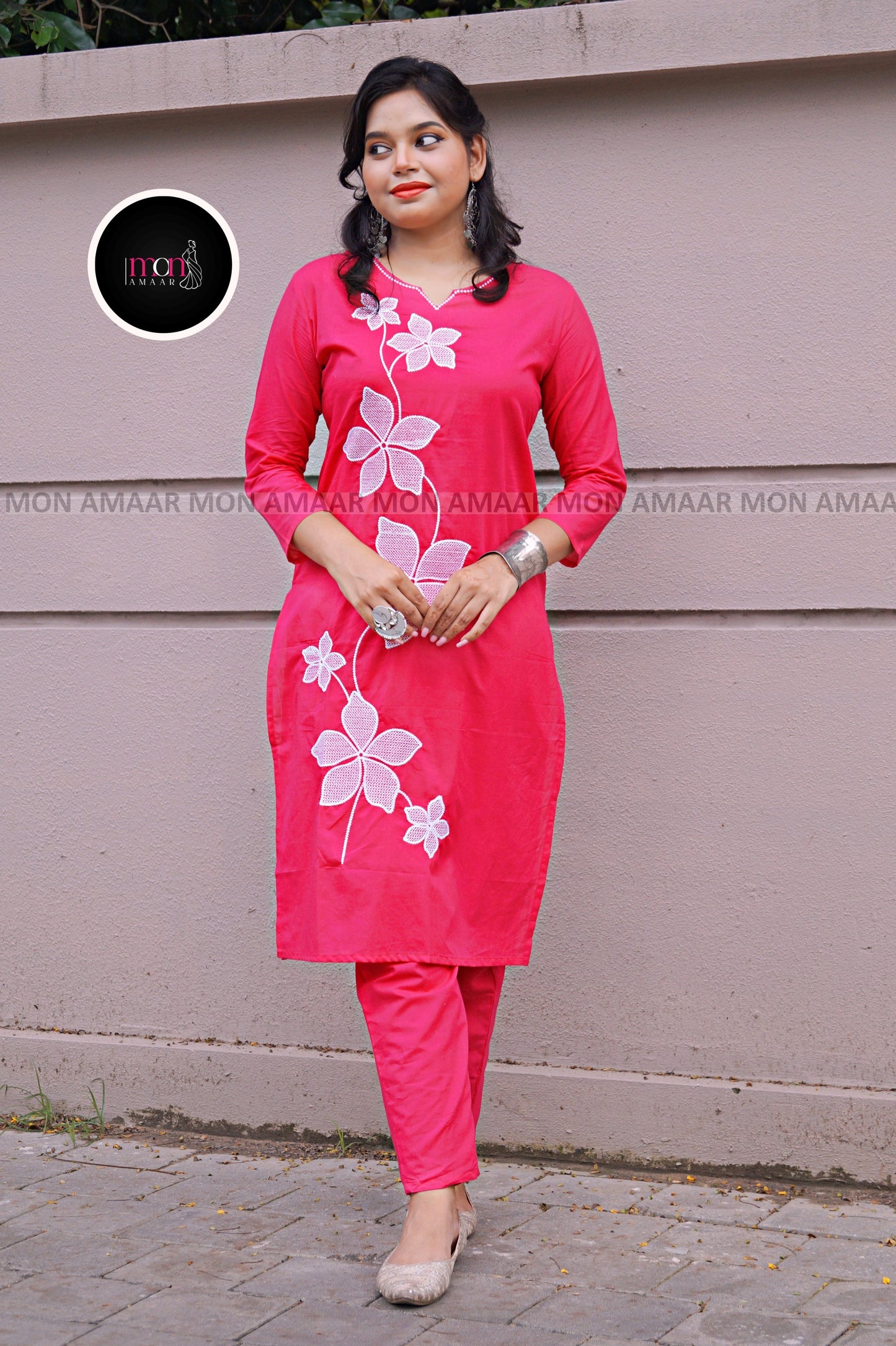 Beauty Of Flowers- Cotton Coord Set