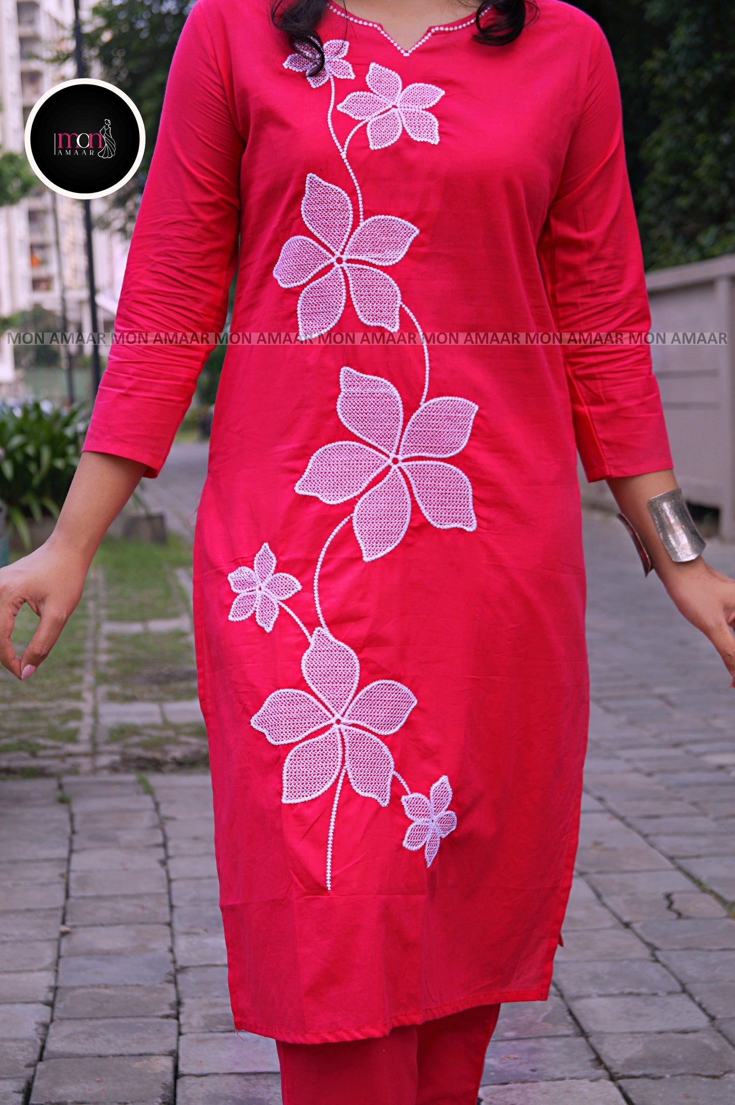 Beauty Of Flowers- Cotton Coord Set