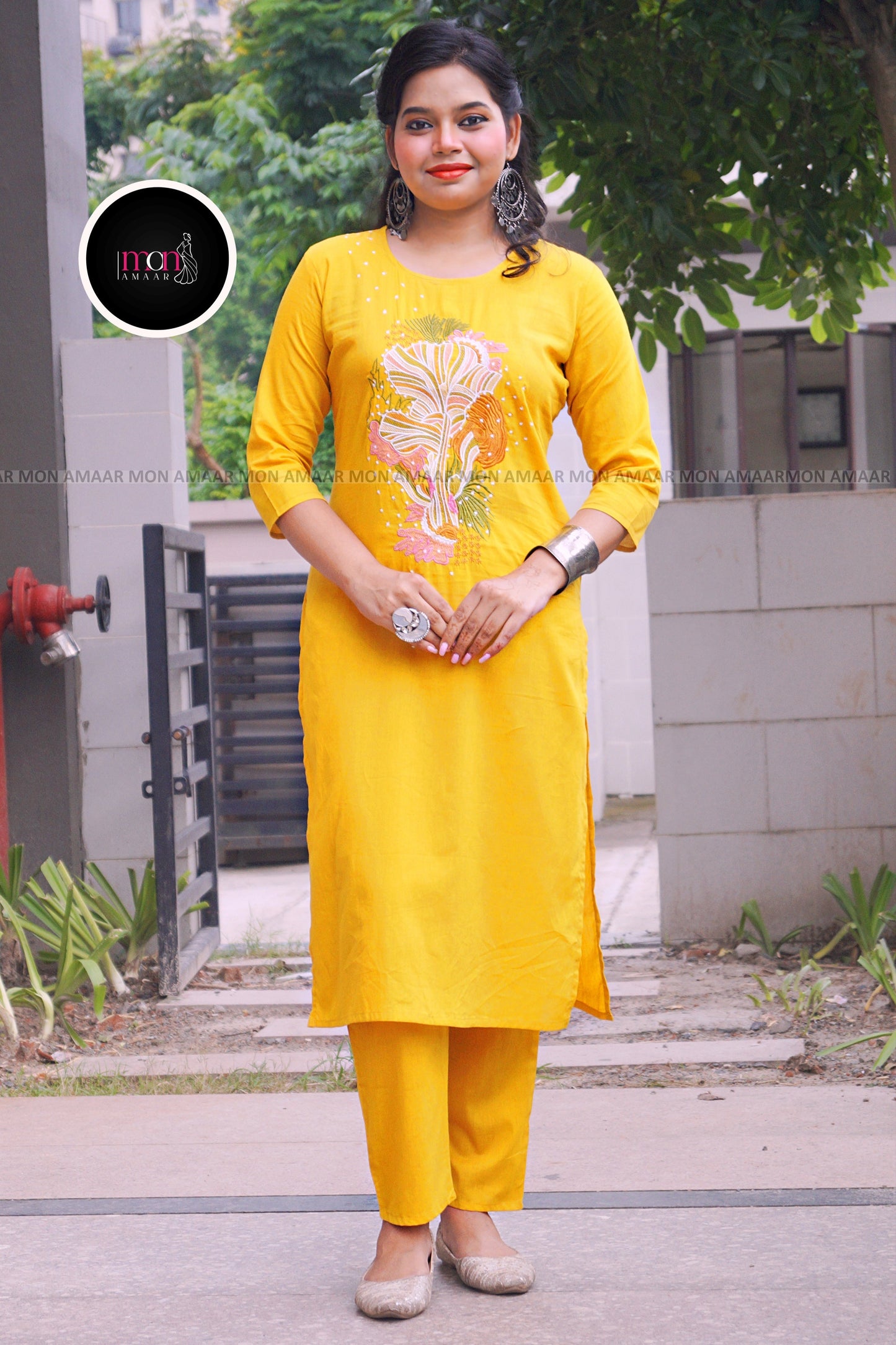 Glow And Shine - Cotton Kurti Set
