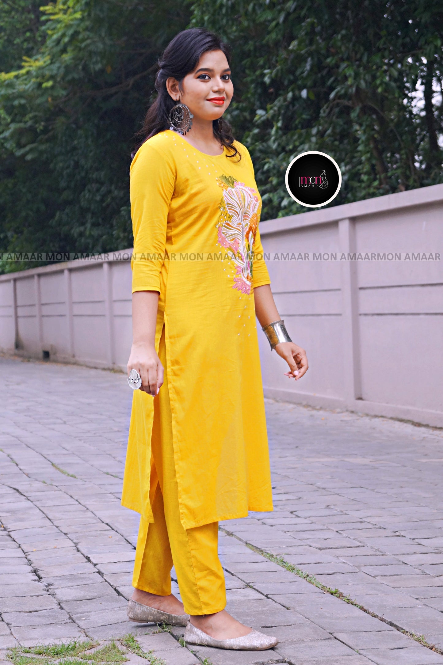 Glow And Shine - Cotton Kurti Set