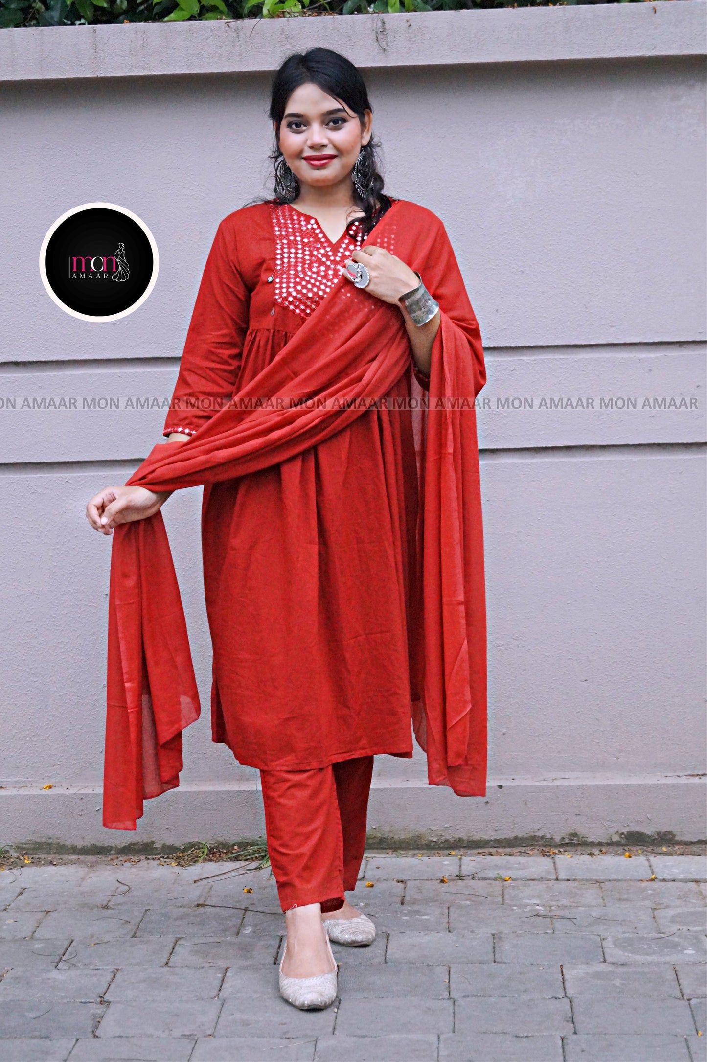 Fortune Favours- Cotton Kurti Set